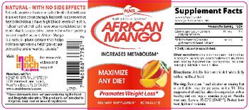 Healthy Natural Systems African Mango - supplement