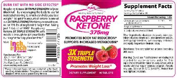 Healthy Natural Systems Raspberry Ketone 375 mg - supplement