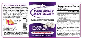 Healthy Natural Systems White Kidney Bean Extract - supplement