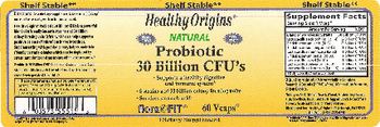 Healthy Origins Probiotic 30 Billion CFU's - supplement