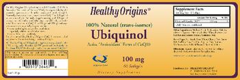 Healthy Origins Ubiquinol - supplement