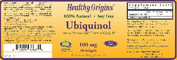 Healthy Origins Ubiquinol - supplement
