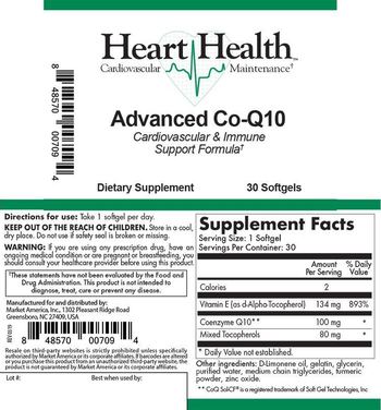 Heart Health Advanced Co-Q10 - supplement