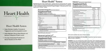 Heart Health Heart Health System Advanced LipiTrim Ultra - supplement