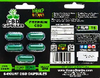 Hemp Bombs CBD Capsules 15 mg - supplement