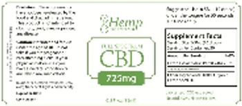 Hemp Essentials Full Spectrum CBD 725 mg - supplement
