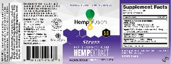 HempFusion Stress 5.0 Full-Spectrum Hemp Extract - supplement