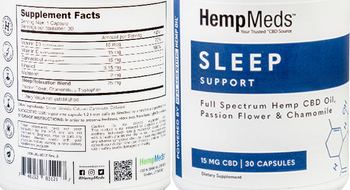 HempMeds Sleep Support - supplement