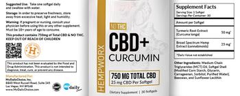 HempWorx CBD+ Curcumin - supplement