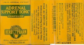 Herb Pharm Adrenal Support Tonic Compound - herbal supplement