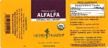 Herb Pharm Alfalfa - herbal supplement