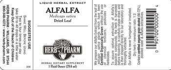 Herb Pharm Alfalfa - herbal supplement