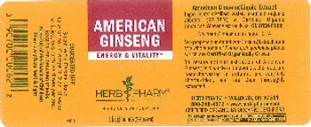 Herb Pharm American Ginseng - herbal supplement