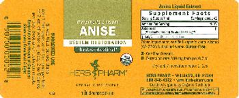 Herb Pharm Anise - herbal supplement