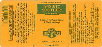 Herb Pharm Anxiety Soother - herbal supplement