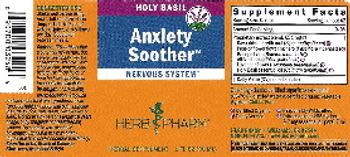 Herb Pharm Anxiety Soother Holy Basil - herbal supplement