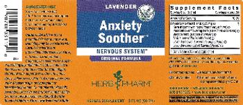 Herb Pharm Anxiety Soother Lavender - herbal supplement