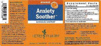Herb Pharm Anxiety Soother Orange - herbal supplement