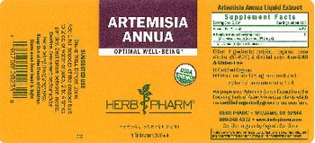 Herb Pharm Artemisia Annua - herbal supplement