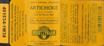 Herb Pharm Artichoke - herbal supplement