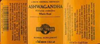 Herb Pharm Ashwagandha - herbal supplement