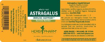 Herb Pharm Astragalus - herbal supplement