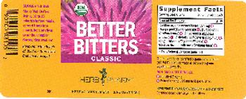 Herb Pharm Better Bitters Classic - herbal supplement