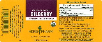 Herb Pharm Bilberry - herbal supplement