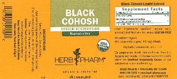 Herb Pharm Black Cohosh - herbal supplement