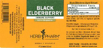 Herb Pharm Black Elderberry - herbal supplement