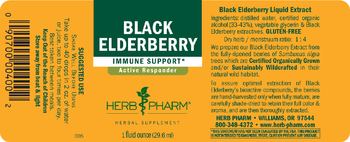 Herb Pharm Black Elderberry - herbal supplement