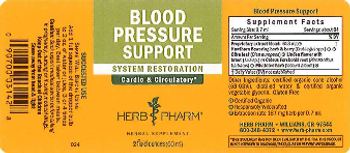 Herb Pharm Blood Pressure Support - herbal supplement