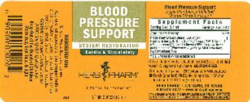 Herb Pharm Blood Pressure Support - herbal supplement