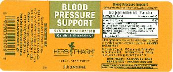 Herb Pharm Blood Pressure Support - herbal supplement