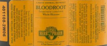Herb Pharm Bloodroot - herbal supplement