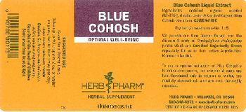 Herb Pharm Blue Cohosh - herbal supplement