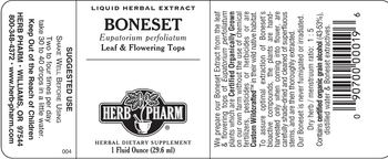 Herb Pharm Boneset - herbal supplement