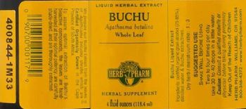 Herb Pharm Buchu - herbal supplement