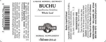 Herb Pharm Buchu - herbal supplement