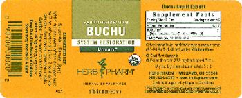 Herb Pharm Buchu - herbal supplement