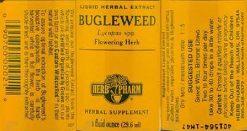 Herb Pharm Bugleweed - herbal supplement