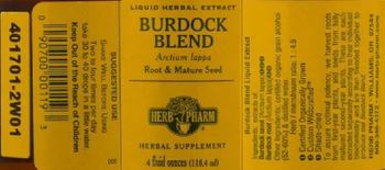Herb Pharm Burdock Blend - herbal supplement