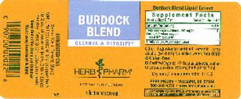 Herb Pharm Burdock Blend - herbal supplement