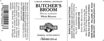 Herb Pharm Butcher's Broom - herbal supplement