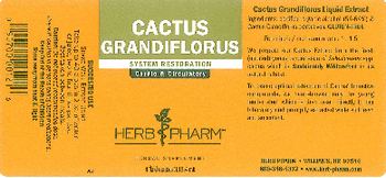 Herb Pharm Cactus Grandiflorus - herbal supplement