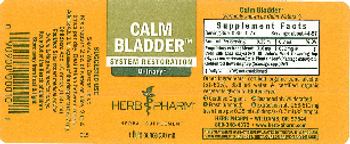 Herb Pharm Calm Bladder - herbal supplement