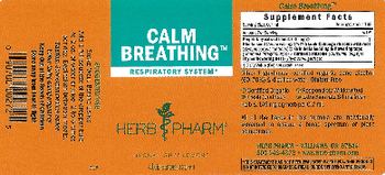 Herb Pharm Calm Breathing - herbal supplement