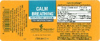 Herb Pharm Calm Breathing - herbal supplement
