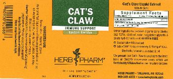 Herb Pharm Cat's Claw - herbal supplement