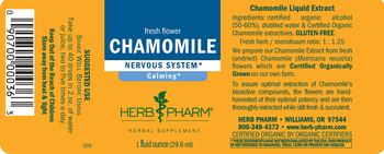 Herb Pharm Chamomile - herbal supplement